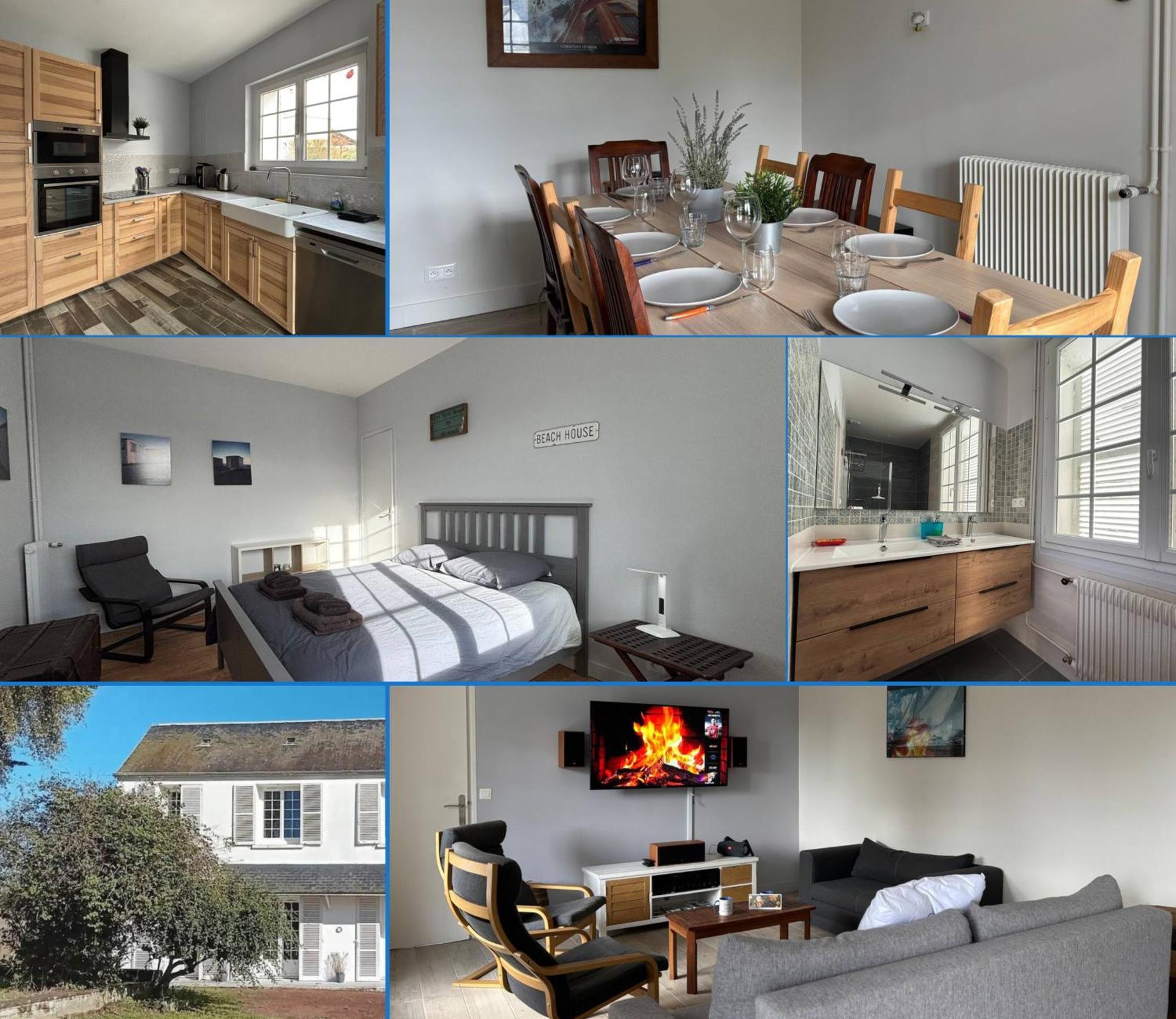 La Fromagerie Maison Lumineuse Et Spacieuse Beau Sejour 5 Ch 2 Wc 1 Sdb Grand Jardin Clos 5Mn A Pied Commerces 10 Mn Plage Omaha Beach Proche Plages Du Debarquement Trevieres 외부 사진